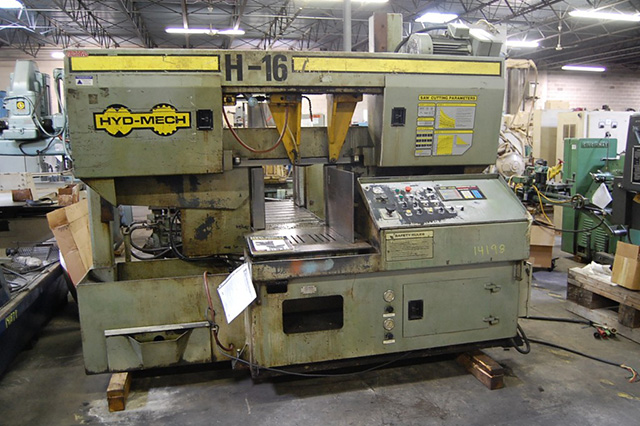 16" x 16" HYD-MECH ... "DUAL COLUMN" HORIZONTAL BANDSAW